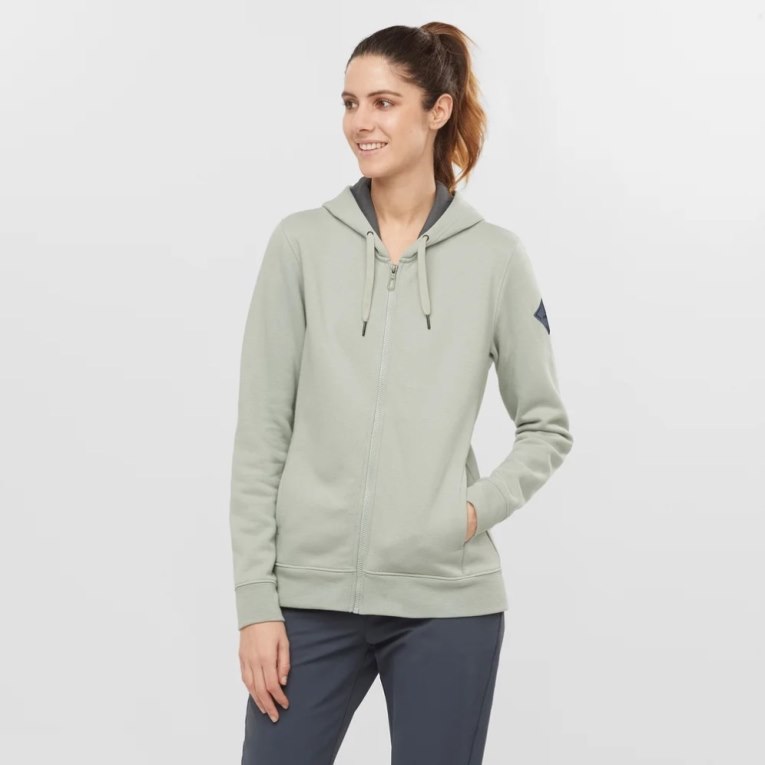 Chaquetas Salomon Essential Warm Mujer Verde Menta | MX GWMY018